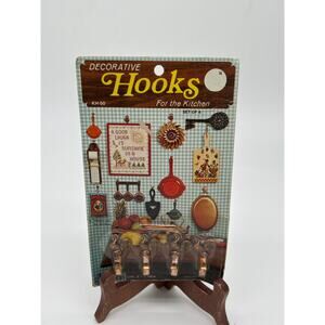 Vintage Rooster Decorative Hooks For The Kitchen Set of 4 New Hold Up To 20lbs